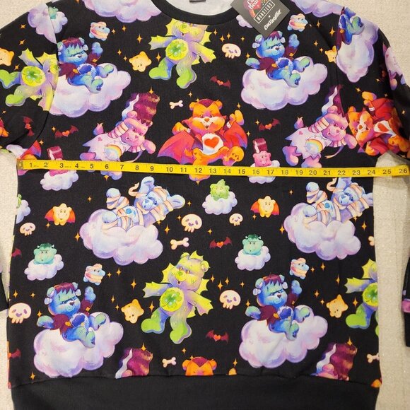 Cakeworthy Care Bears x Universal Monsters Unisex Crewneck Sweatshirt Size 2XL - Picture 10 of 13